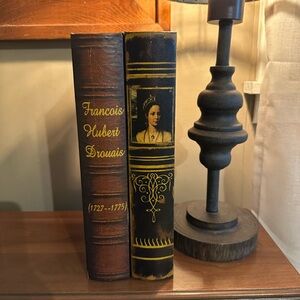 Pair of Vintage Faux Book Storage Boxes